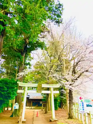 岡見八坂神社の鳥居