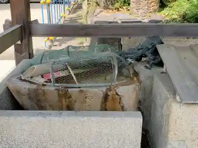 難波八幡神社の手水舎