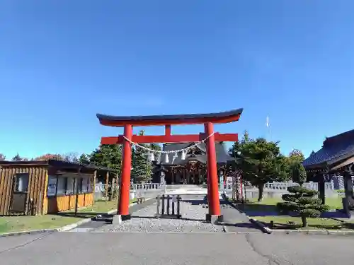 美瑛神社の鳥居