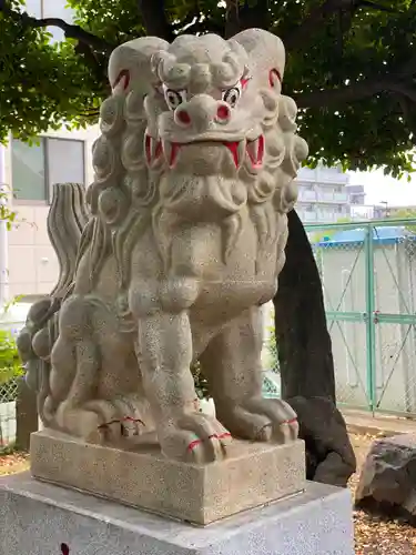 堀之内南八幡宮の狛犬