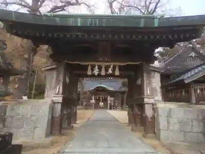 綾部八幡神社の山門・神門
