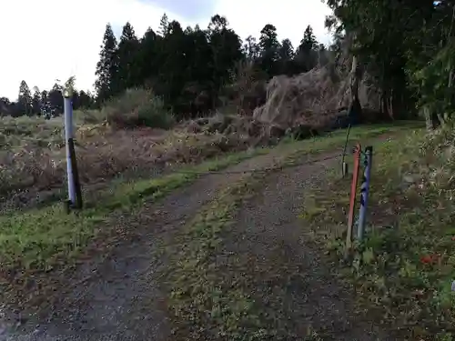 帳附神社の景色