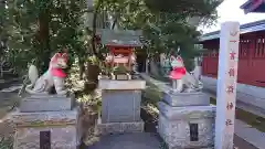 多田朝日森稲荷神社の狛犬