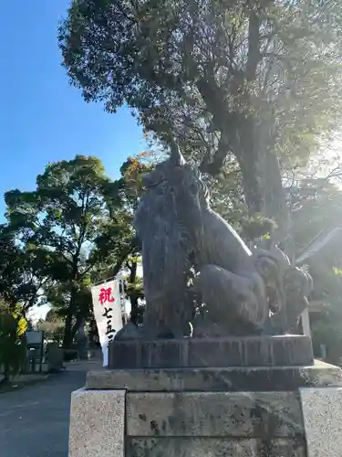 結城神社の狛犬