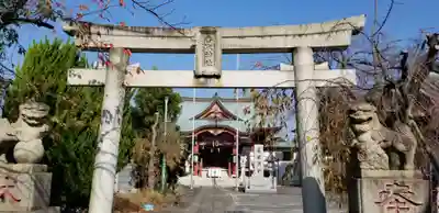 上千葉香取神社の鳥居
