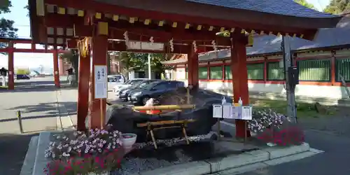 北海道護國神社の手水