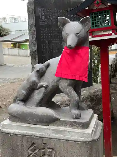 花園神社の狛犬