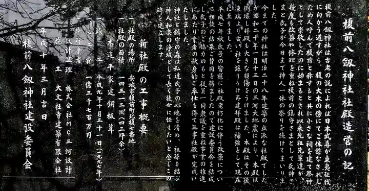 榎前八劔神社の歴史