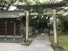 三条八幡宮の鳥居