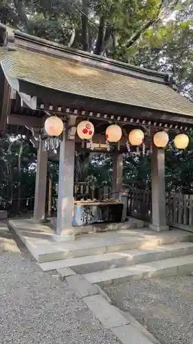 検見川神社の手水舎