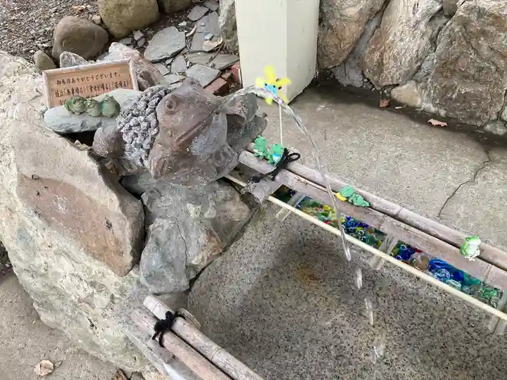 星置神社の手水舎