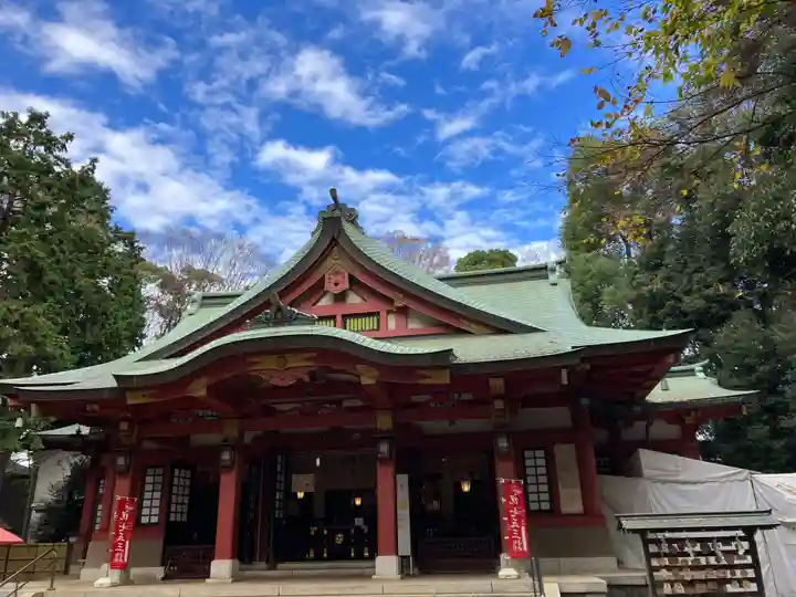 世田谷八幡宮の本殿・本堂