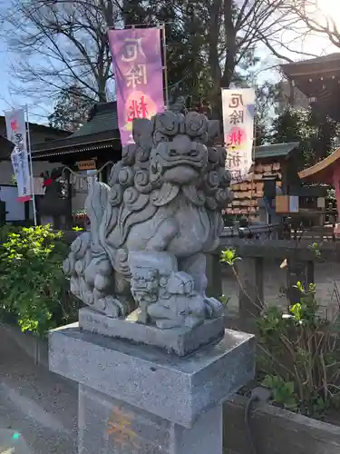 川越八幡宮の狛犬