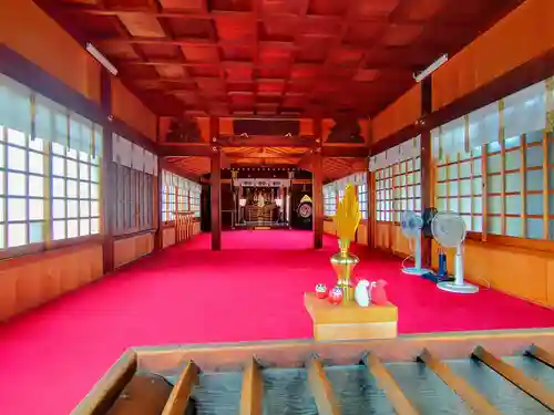 神明社・八幡社合殿（中杉町）の本殿・本堂