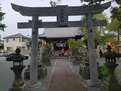 諏訪神社の鳥居