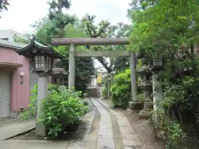 池尻稲荷神社の鳥居