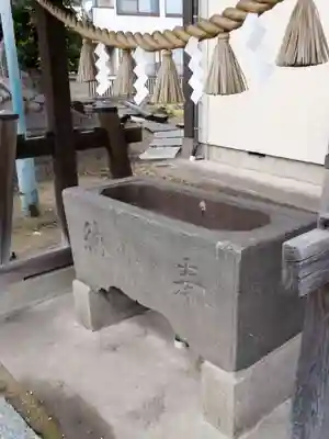彦江神社の手水舎