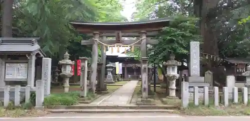 沓掛香取神社の鳥居