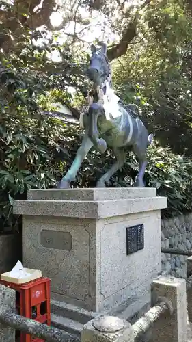 白羽神社の狛犬