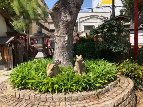 尼崎えびす神社の庭園