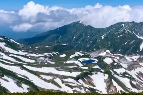 雄山神社峰本社の景色