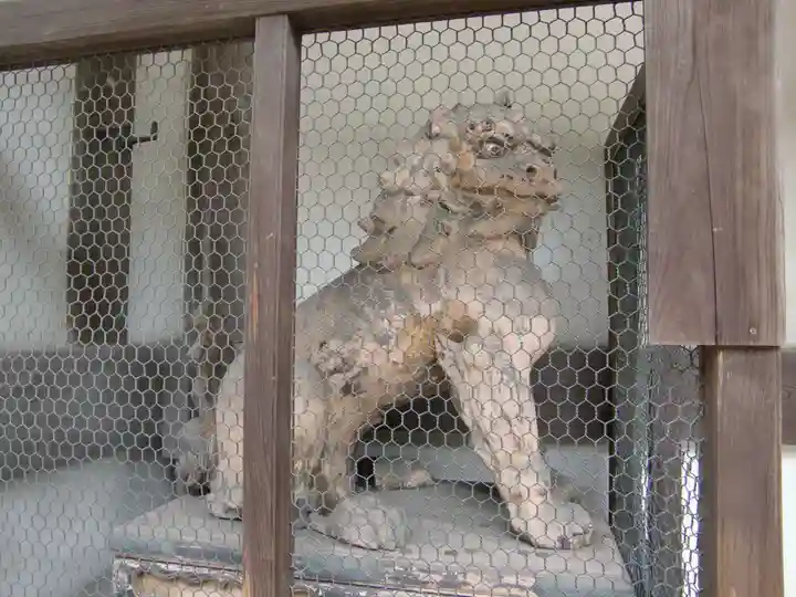 日牟禮八幡宮の狛犬