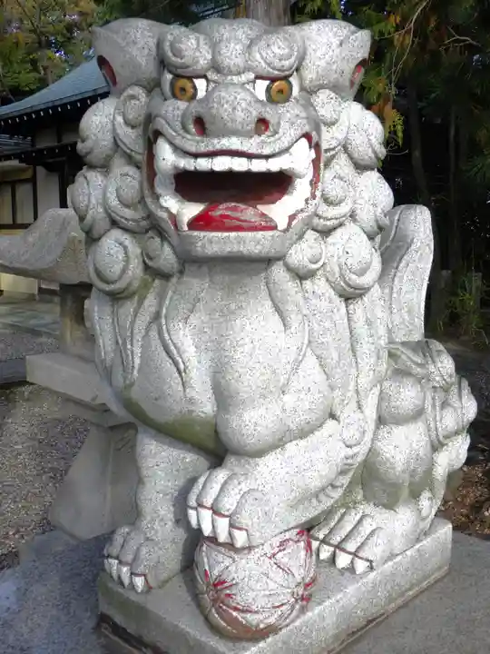 白山神社(小幡)の狛犬