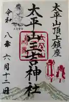 太平山三吉神社総本宮の御朱印