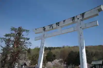 山梨縣護國神社の鳥居