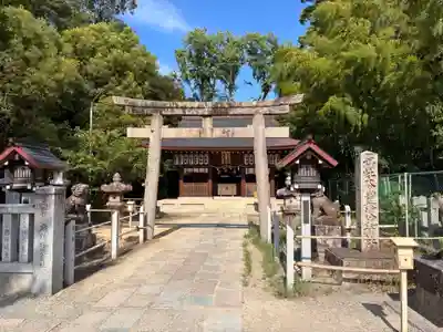 和泉國一之宮　大鳥大社の末社・摂社