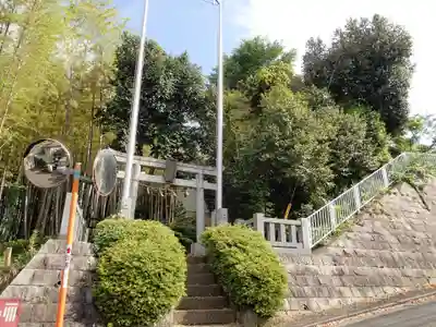 勝田杉山神社の鳥居
