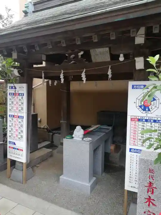 菊名神社の手水舎