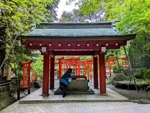 來宮神社の手水