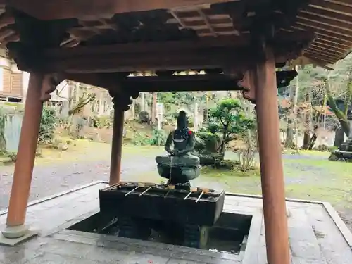 華厳寺の手水