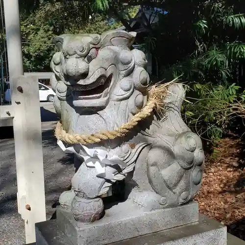 対面石八幡神社の狛犬