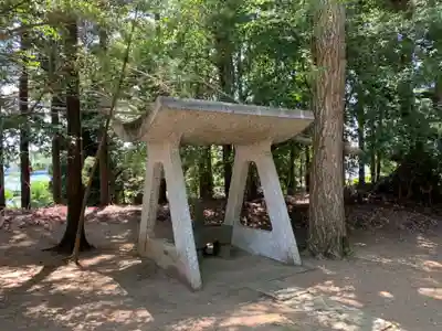 荻作神社の手水舎