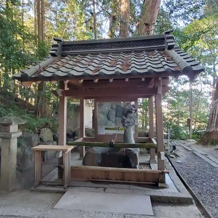 廣幡神社の手水舎