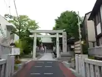 当代島稲荷神社の鳥居