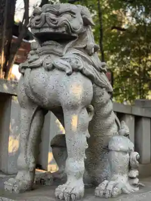渋谷氷川神社の狛犬