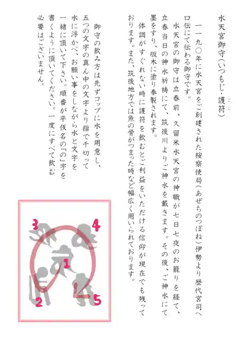 水天宮のお守り