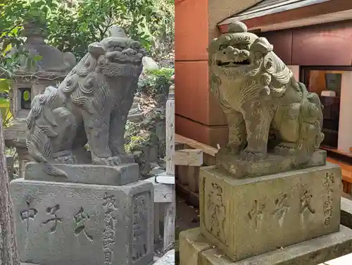 小野照崎神社の狛犬