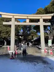 明治神宮の鳥居