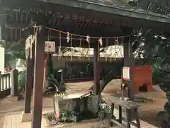 柏諏訪神社の手水
