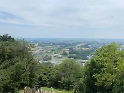 三毳神社（奥宮）の景色