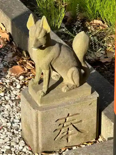 西小松川天祖神社の狛犬