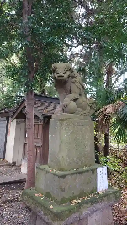 伊豆美神社の狛犬
