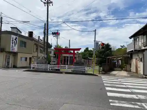 稲荷社（堀田稲荷神社）の周辺