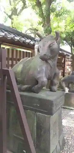 牛嶋神社の狛犬