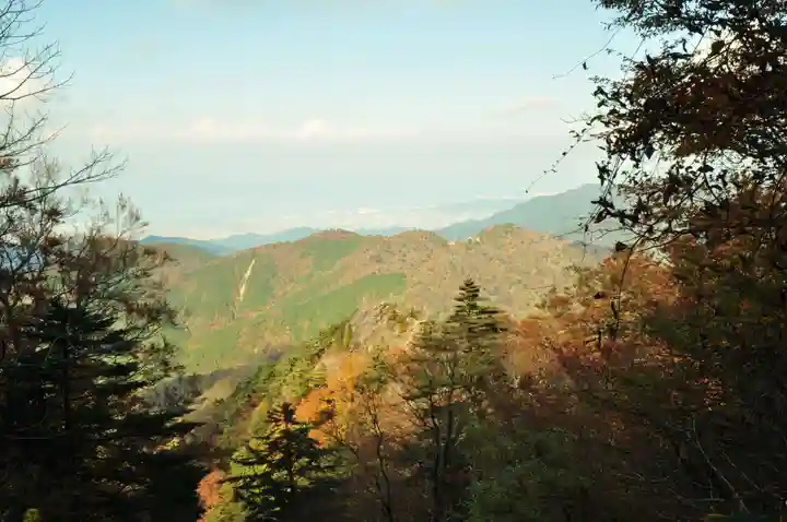 石鎚神社 中宮 成就社の景色