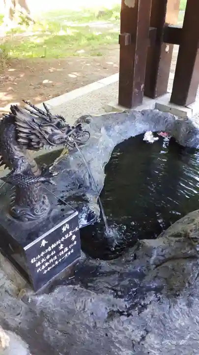 月寒神社の手水舎